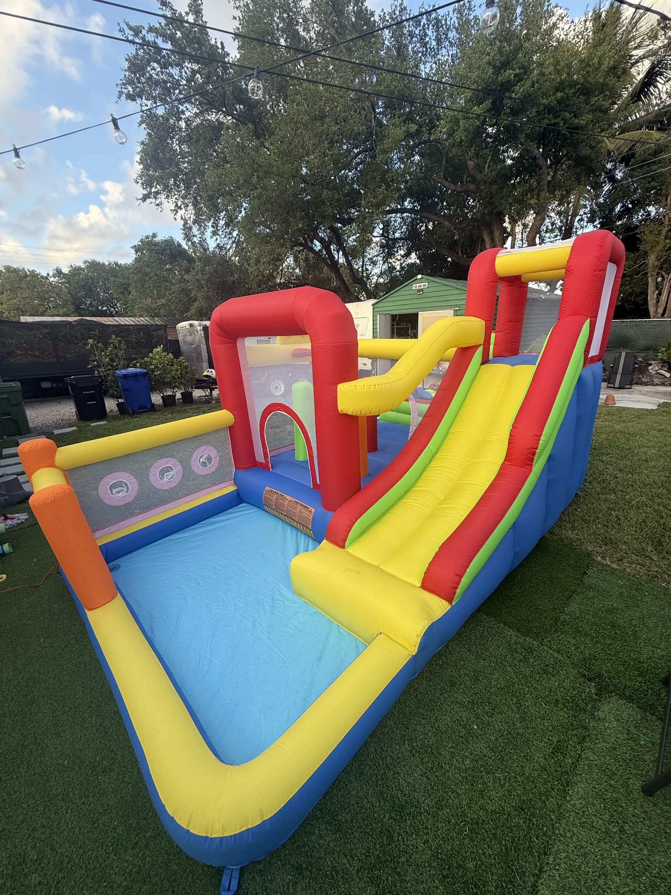 Toddler bounce house party setup 6 by Omnipotent Playhouse