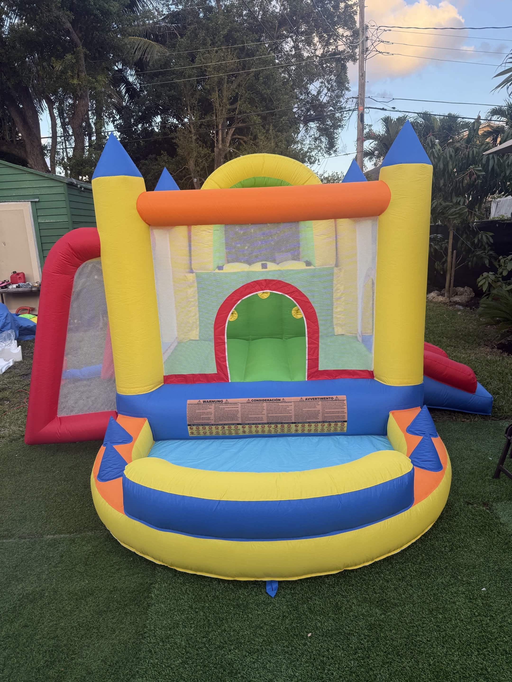 Toddler bounce house party setup 4 by Omnipotent Playhouse